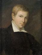 Gustav Adolf Hippius Portrait of Painter Otto Ignatius oil painting artist